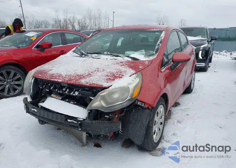 2014 Kia Rio Lx из США, поврежденный, VIN KNADM4A37E6341323